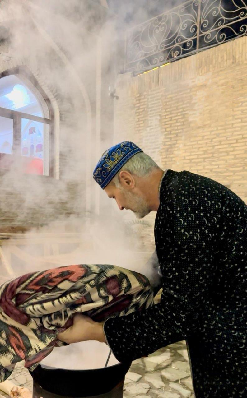 Karavansaray Khurjin Old ブハラ エクステリア 写真